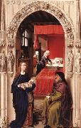 WEYDEN, Rogier van der St John Altarpiece oil on canvas